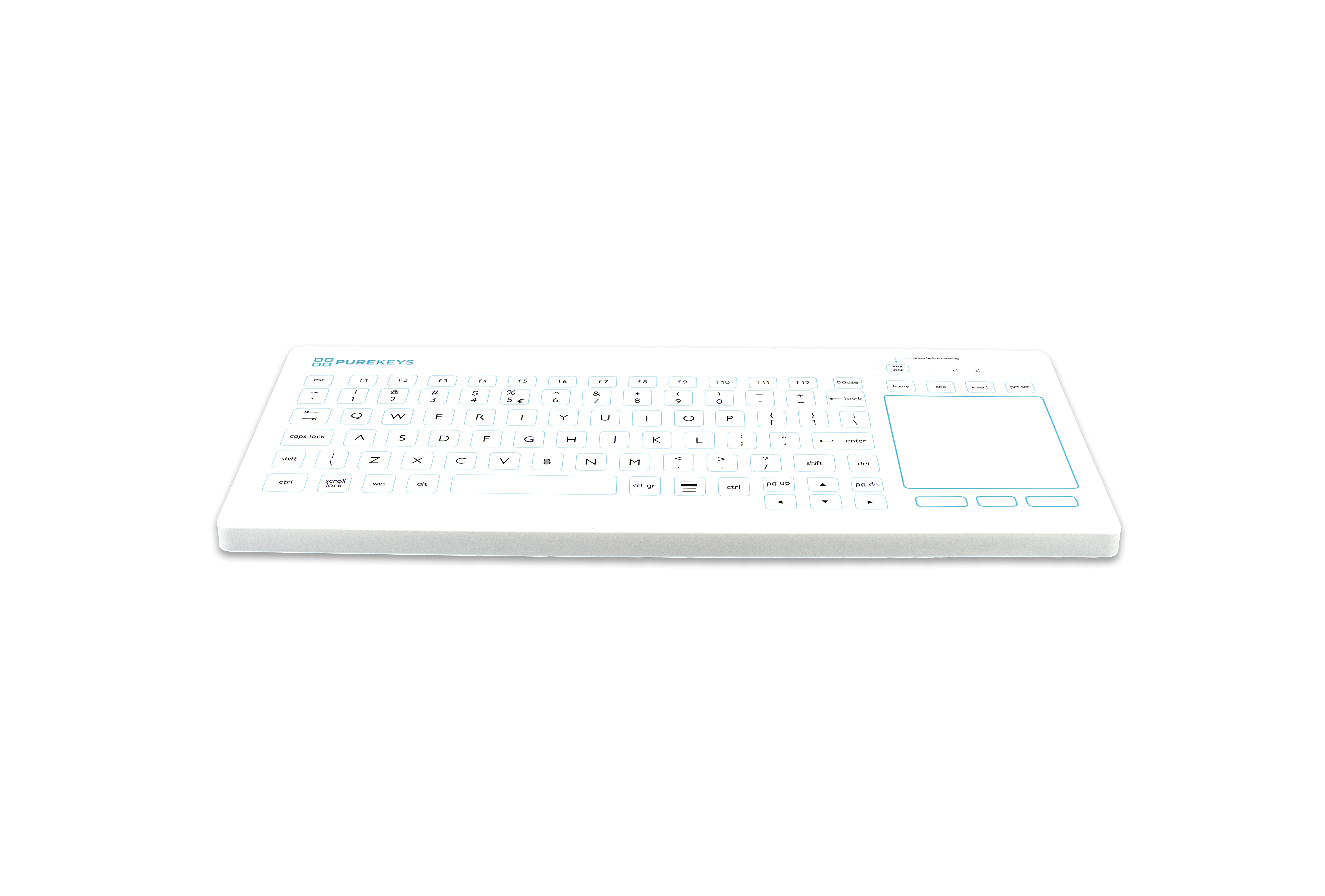 Purekeys Touchpad Medisch Toetsenbord