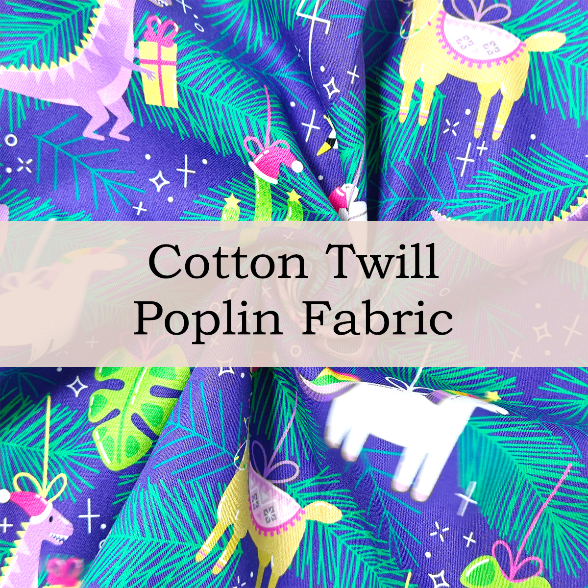 Cotton Twill Poplin Fabric | Custom Digital Print Fabric for Shirts, Pants, Suits & Casual Wear