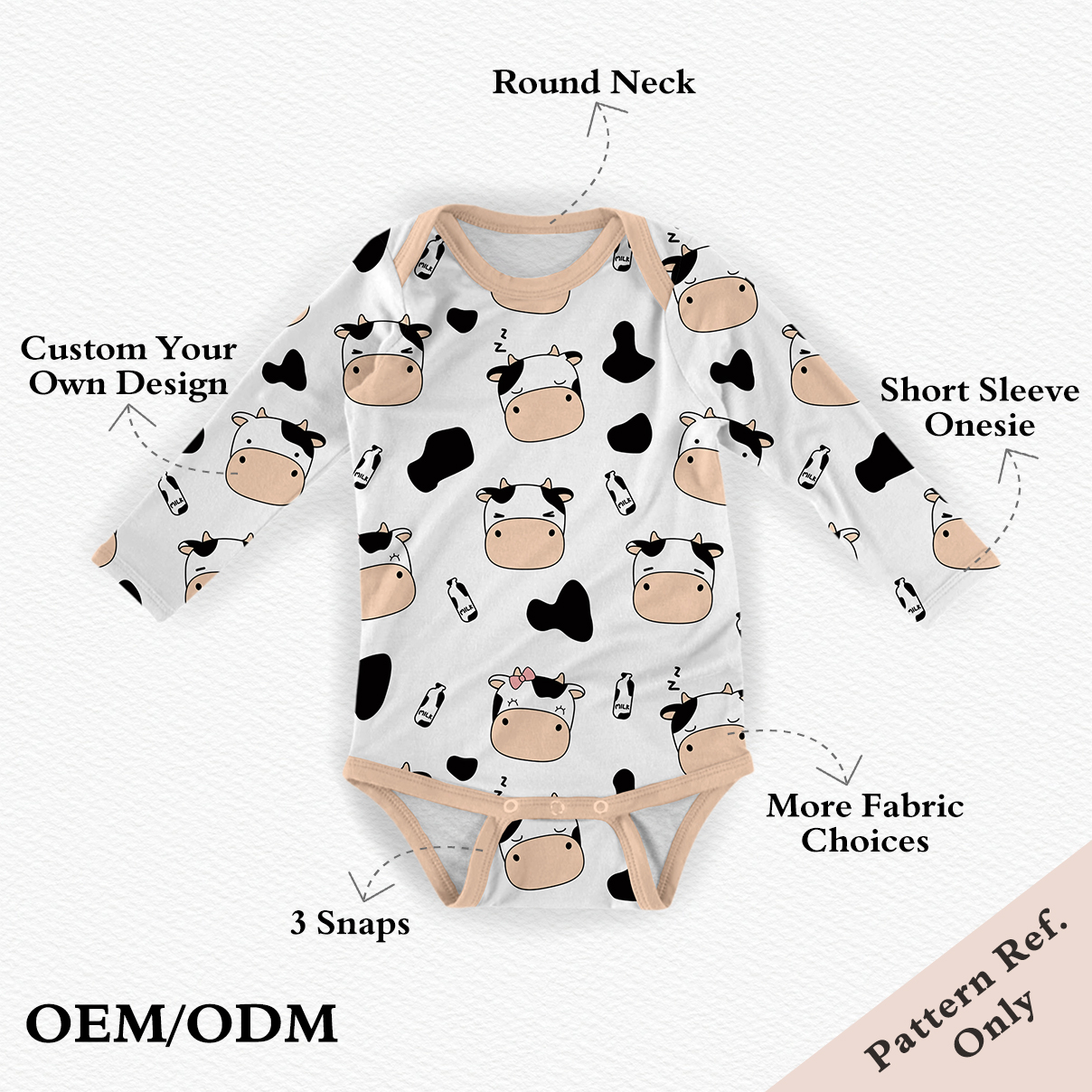 Personalize Organic Bamboo Newborn Onesie